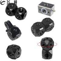 《Miss you electronic》 Universal 1/4 3/8 Screw Hole AdapterMagic Cubic MountBracket ForMicrophone อุปกรณ์ถ่ายภาพ AccessoriesMicrophone Accessories