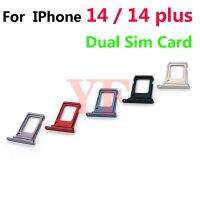 bzju m 10PCS SIM Card Tray For IPhone 14 14 Plus SIM Card Tray Slot Holder Adapter Socket Repair Parts