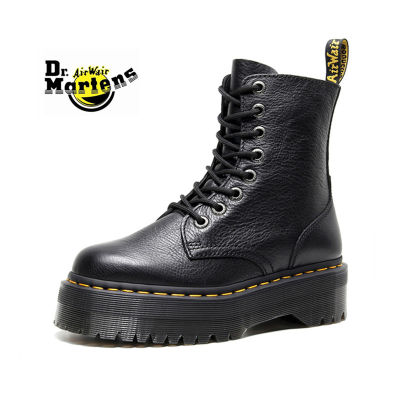 Doc Dr.Martens จาดอนดั้งเดิมรองเท้าบู๊ตมาร์ติน8-หลุมสูงด้านบนแพลตฟอร์มลิ้นจี่เกรนหนังวัวรองเท้าบูทแฟชั่นสไตล์อังกฤษ