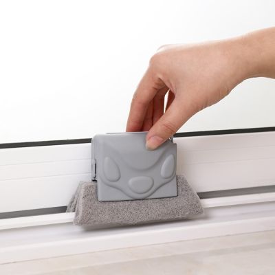 【hot】 1pcs Window Slot Cleaning Brushes Door Crack Sweeping Small Sponge Sill Household