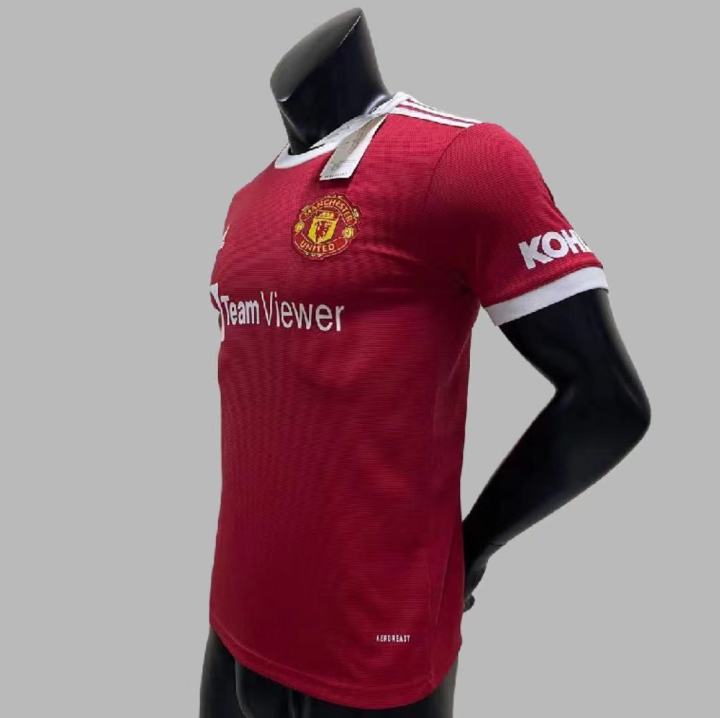 เสื้อฟุตบอลแมนยูชุดเหย้า-ฤดูกาล-21-22-manchester-united-home-jersey-21-22-top-thai-quality-football-soccer-jerseys-shirts-aaaเสื้อสีแดง