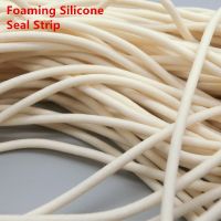 【CW】 Foamed Silicone Rubber Strip Sponge Cord Round VMQ Dia.1/2/3/4/4.5/5/6/7/8/9/10/11/12 30