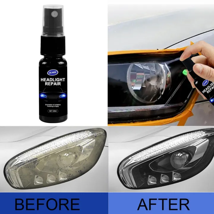 Dovewill Car Headlight Repair Polish for Yellowing Light Scratch Blur