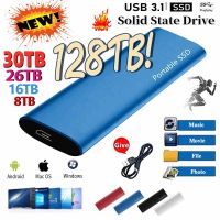 ☢◕ Original Portable SSD 128TB Hard Drive 1TB/2TB/30TB External Hard Drive SSD TypeC USB 3.1 Hard Disk USB Flash Drive for Computer