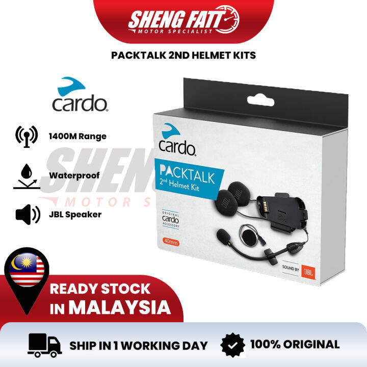 CARDO Packtalk Line 2nd Helmet Kit with JBL Second Kit Helmet
