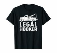 Funny Tow Truck Shirt, Hooking Vehicle Towing T-Shirts Tee Us Cotton Trend 2019