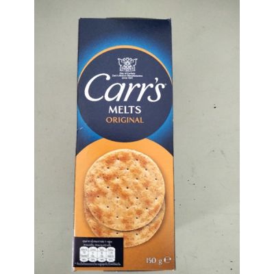 🔷New Arrival🔷 Carrs Melts Original  แครกเกอร์  150กรัม  🔷🔷