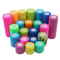 [HOY] Breathable Self Adhesive Bandage Sports Safety Elastic First Aid Health Care Gauze Protect Tape for Stretch Athletic Wrist Ankle
