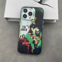 joker green expression electroplating hot silver Phone Case For iPhone 15 Pro Max 14 ProMax 13 12 12Pro 11 Shockproof Phone soft border hard case Mobile phone protective case
