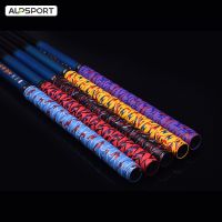 ALP Electric Wave 1.5m Raket Tennis Long Grip Printed Keel Hand Rubber Tackle Fishing Rod Grip With Non-slip Sweatband