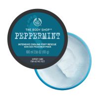 ครีมทาเท้า The Body Shop Peppermint Intensive Cooling Foot Rescue 100 ml. บำรุงผิวเท้า แห้งกร้าน  ชุ่มชื้น บำรุงเท้า