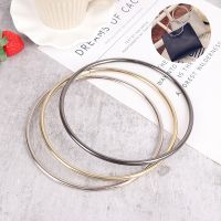 1x Tas O-ring Logam Padat Pegangan Tali Logam Pengganti Tas Tangan Bagasi DIY Fashion Aksesoris Perangkat Keras 150Mm