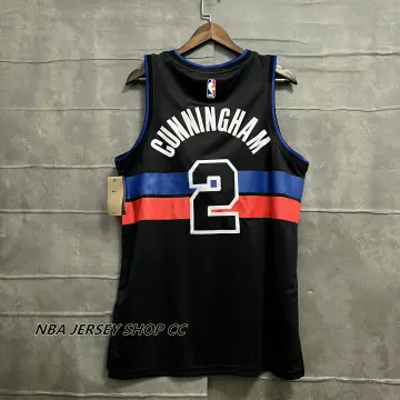 Nike Cade Cunningham Teal Detroit Pistons Swingman Jersey Gray