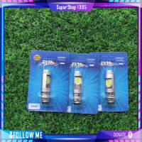 หลอดไฟหน้า BJN (แป้นเล็ก) LED ขั้ว M5 แสงขาว #หลอดไฟหน้าLED