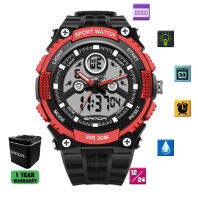 SANDAWATCH นาฬิกาข้อมือผู้ชาย SW709 Sport Digital &amp; LED ดูเวลาแบบ Dual Time