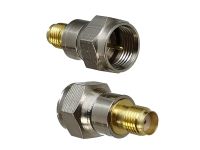 1pcs Connector Adapter F TV Male Plug to SMA Female Jack RF Coaxial Converter Straight New Electrical Connectors