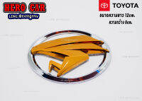 โลโก้ LOGO นกทอง ขนาดความยาว12cm.xกว้าง8cm..ติดรถยนต์ TOYOTA โลโก้นกสีทอง