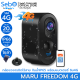 SebO สมาร์ทกล้องวงจรปิดใส่ซิม 4G พร้อมแบตเตอรี่ภายใน 9,000mA SebO MARU FREEDOM ละเอียด 3 ล้าน ระบบตรวจจับคน ขาว/ดำ เชื่อมต่อ 4G
