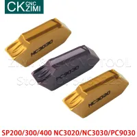 ทังสเตนคาร์ไบด์ SP200 SP300 SP400 PC9030 NC3020 NC3030 Slotted Carbide Inserts Parting and grooving Tools CVD PVD Lathe Tools