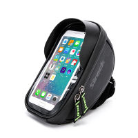 Sireck 6 inches Reflective Touch Bag Phone Screen Phone Road Bike Bicycle Bags Waterproof Cycling Front Tube Frame Bag