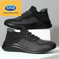 scholl รองเท้าสกอลล์ scholl รองเท้า Scholl รองเท้าแตะผู้ชาย รองเท้าผ้าใบลําลอง ส้นแบน ขนาดใหญ่ สไตล์เกาหลี เหมาะกับการเล่นกีฬา สําหรับผู้ชาย ไซซ์ EU 45 46