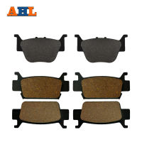 AHL 3 Pairs Motorcycle Front &amp; Rear Brake Pads For HONDA TRX 680 Fourtrax Rincon &amp; Gpscape 2006 2007 2008 2009 2010