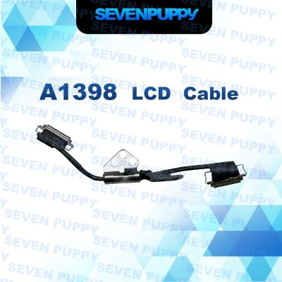 SEVENPUPPY Original Brand NEW LCD LED LVDS Flex Screen Cable For Apple MacBook Air 15" A1398 2012-2015 Years + Hinges Cover Wires  Leads Adapters