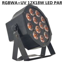 【⊕Good quality⊕】 lian400770360360 12X18W Rgbwaauv ไฟพาร์ Led Dmx512 6/10ch ไฟล้างอุปกรณ์ดีเจสำหรับเวทีมืออาชีพไฟดิสโก้