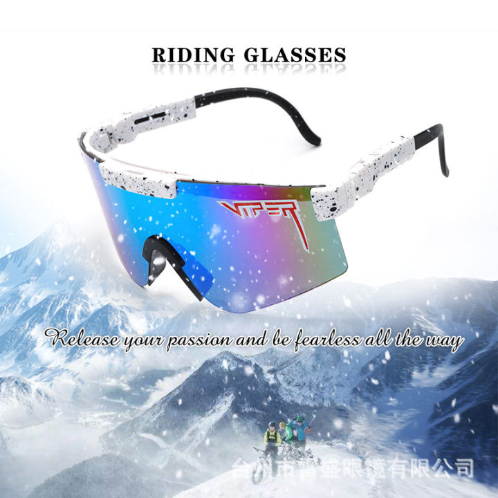 hot-sales-แว่นตากีฬาพิเศษข้ามพรมแดน-เลนส์พับเก็บได้ป้องกันลมและป้องกันดวงตา-แว่นตากันแดดขี่จักรยานโพลาไรซ์ฟิล์มชุบจริงสีสันสดใส
