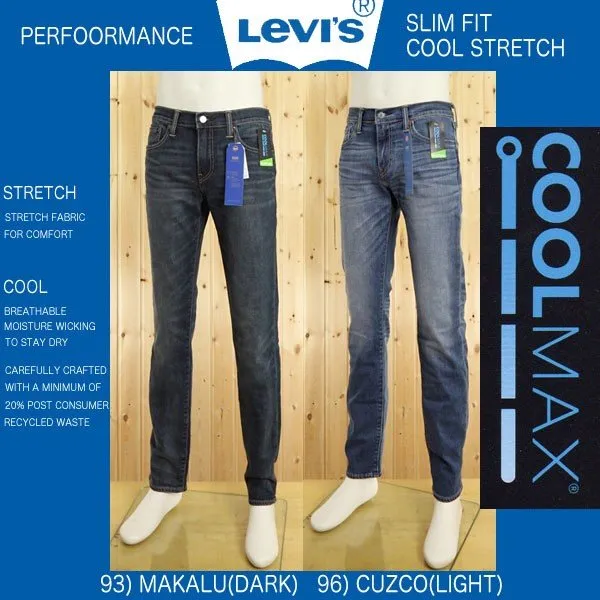 Authentic Levi's 511 Coolmax Slimfit Jeans (size 34