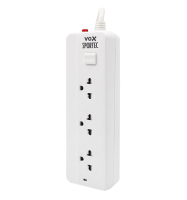 PLUG (ปลั๊กไฟ) VOX SPORTEC P-130 - 3 SOCKET 1 SWITCH 2M (WHITE) (F5STB-VS01-1304)