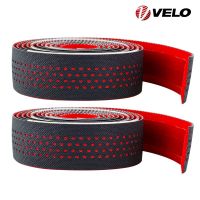 เทปที่พันด้ามจับจักรยาน VELO แถบยางซิลิโคนกลวงสำหรับแฮนด์จักรยานแถบเทปพันแฮนด์จักรยานกันลื่น5079HD2G 5สี