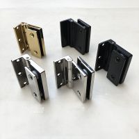 No resistance  no opening  304 stainless steel bathroom  shower room  glass door hinge  door clip  free door hinge(SJ-0004) Clamps