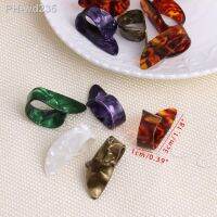 10pcs Celluloid Guitar Thumb Picks Finger Plectrum Band Mix Color Liparite NEW