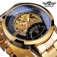 ---Fashion mens watch238814✶❇❣ T - WINNER new fashion hollow-out the European and American wind men automatically mechanical watch luminous strip automatic mechanical watch