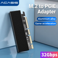 ACASIS M.2 Nvme To PCIE Adapter PCIE 3.0 Gen 3X4 Controller Card 32Gbps Transmission PCIE X4/X8/X16 Port Support Windows 7/8/10