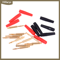 [Hillarys] Random10pcs 2mm สายไฟบัดกรีประเภท Banana PLUG JACK Connector ชุบทอง