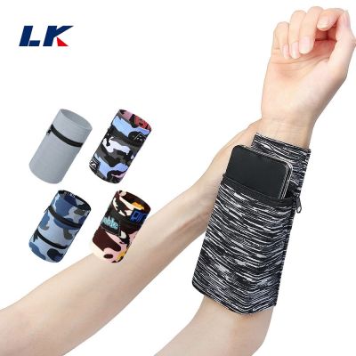 Mini Multifunctional Band Zipper Ankle Wrap Sport Wrist Strap Wallet Storage Bag Case Badminton Basketball Wristband Sweatband
