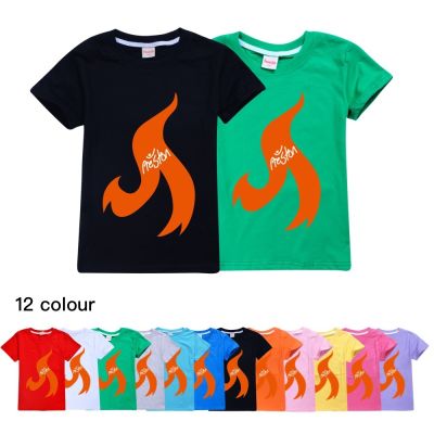 [COD] Fashion childrens fine summer casual top boys and girls short-sleeved T-shirt 490