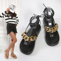 Sandals Women Summer New 2022 Beach Slippers y Flat Casual Cross-Tie Open Toe Shoes Black Rome Sandals