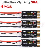 4 Pezzi Littlebee-30A สปริง ESC Preferito Blheli-S 2-6S LIPO ESC Supporto Dshot Oneshot125 Oneshot42 Multicanale Per RC PFV Multicopter