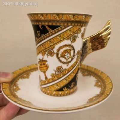 ■ Yuihu Conjunto De Copo Café Cerâmica Chá Porcelana Espresso Cozinha Mesa Caso Decorão Festa Versário E Casamento