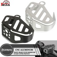 Motorcycle Accessories CNC Aluminium Front Brake Pump Fluid Reservoir Guard Protector Cover FOR CFMOTO 800MT 800 MT 2021-2022