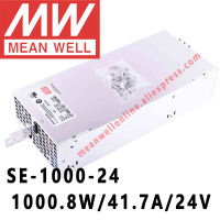 SE-1000-24หมายถึงดี1000.8W 41.7A 24V DC แหล่งจ่ายไฟเอาท์พุทเดี่ยว Meanwell ร้านค้าออนไลน์