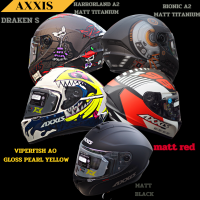 หมวกกันน็อคหุ้มคางAXXIS รุ่น DRAKEN z96 a5 matt red