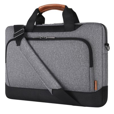 ซองกระเป๋าแล็ปท็อปกันน้ำมีสายคล้องไหล่สำหรับ15.6 "17" นิ้วเคสโน้ตบุ๊กความจุสูงกระเป๋าคอมพิวเตอร์