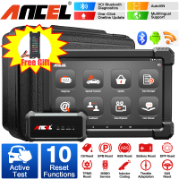 Ancel X7 OBD2เครื่องสแกน,เครื่องอ่านรหัสที่ใช้งานทดสอบควบคุมการสแกนแบบเต็มระบบสามารถอ่าน ABS/น้ำมัน EPB/DPF/BMS/IMMO รีเซตเรียนรู้ผ่านบลูทูธ OBD 2ตรวจสอบรถยนต์อัตโนมัติสำหรับเครื่องวิเคราะห์รถยนต์ดีเซล/เบนซินทุกรุ่นเครื่องมือเครื่องมือช่าง