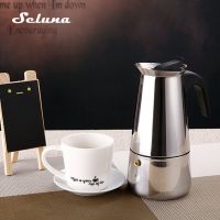 [hot]♂▲  Stove Moka Filter Espresso Maker 100/200/300/450ML Percolator Cafetiere