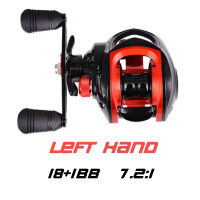 Baitcasting Fishing Reel Magnetic Brake 18+1BB 8KG Max Drag High Speed 7.2:1 Fishing Wheel Pesca Fish Tackle Accessories