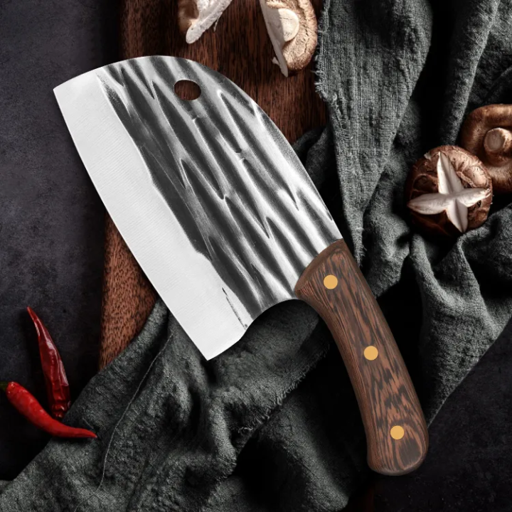 Handmade Kitchen Knife Hammer Stainless Steel Chef's Chopper Cooking Knives,Kitchen Tools